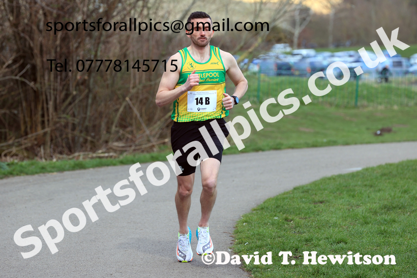 Senior Mens 2026 NECAA Royal Signals Road Relays, Hetton Lyons Country Park, Hetton le Hole. Photo: David T. Hewitson/Sports for All Pics